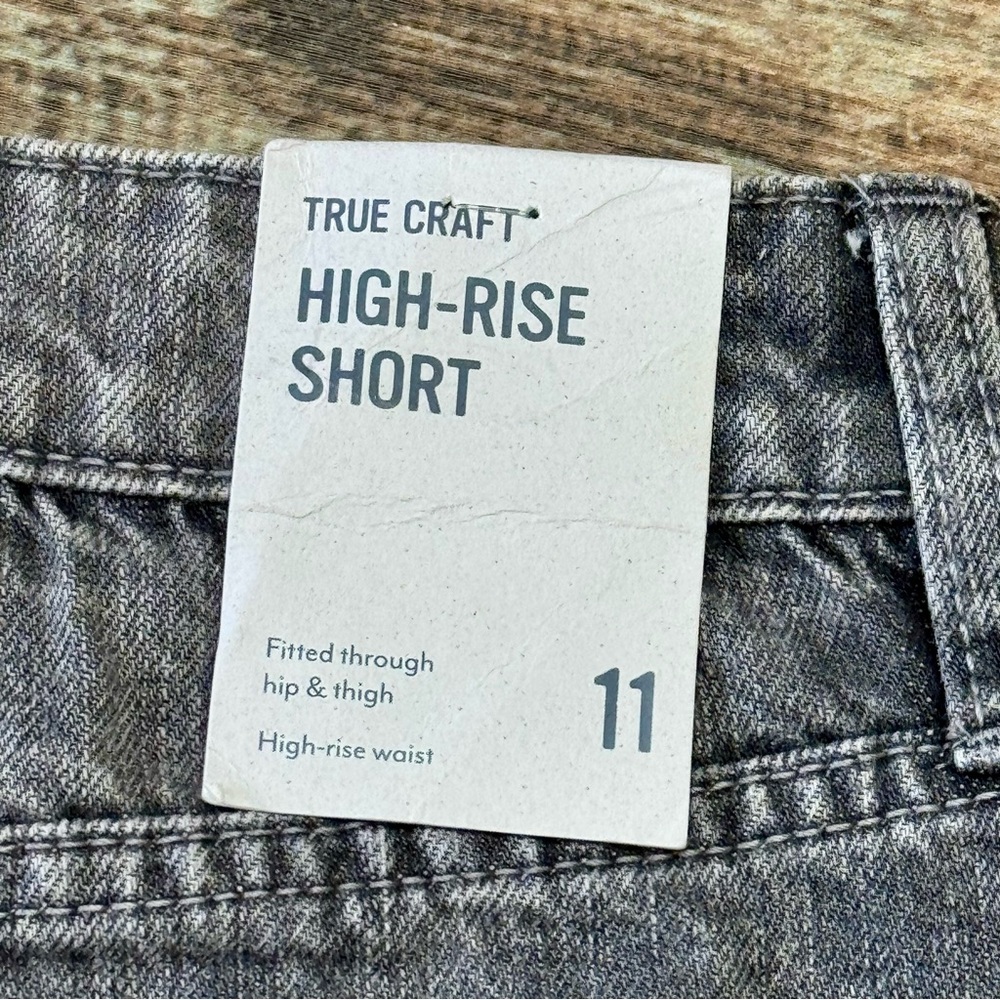 🆕 Women’s Juniors TRUE CRAFT High-waisted Jean Shorts | #A7 - Picture 7 of 13